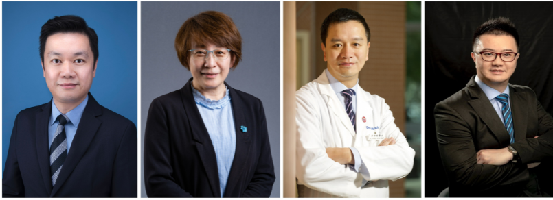 (From left) Dr Chun Hoi Yan, Department of Orthopaedics & Traunatology, Professor Barbara Chan, Department of Mechanical Engineering, HKU; Professor Patrick Shu-Hang Yung and Proessor Michael Tim-Yun Ong, CUHK